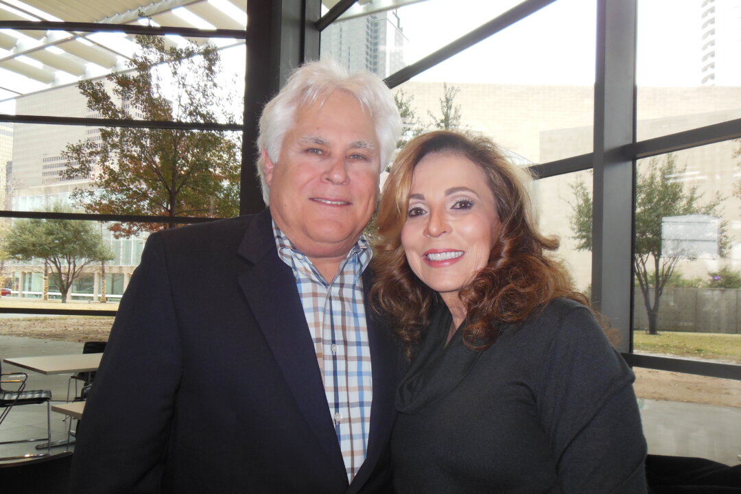 Joel Gabrelow and Carol Taylor enjoyed a performance by Shen Yun Performing Arts at the AT&T Performing Arts Center, Dallas, Texas, on Jan. 6, 2018. Carol Tayor said, "[The performance] enlightened me in a way that I always have to remember. I think we all have a higher power. We are all people and we are all looked after by a higher power." (Sherry Dong/The Epoch Times)
