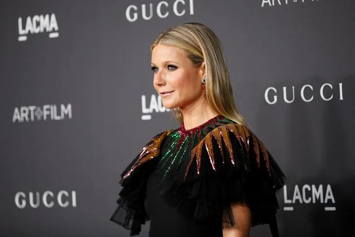 Actor Gwyneth Paltrow poses at the Los Angeles County Museum of Art (LACMA) Art+Film Gala in Los Angeles, Oct. 29, 2016. (Reuters/Danny Moloshok)