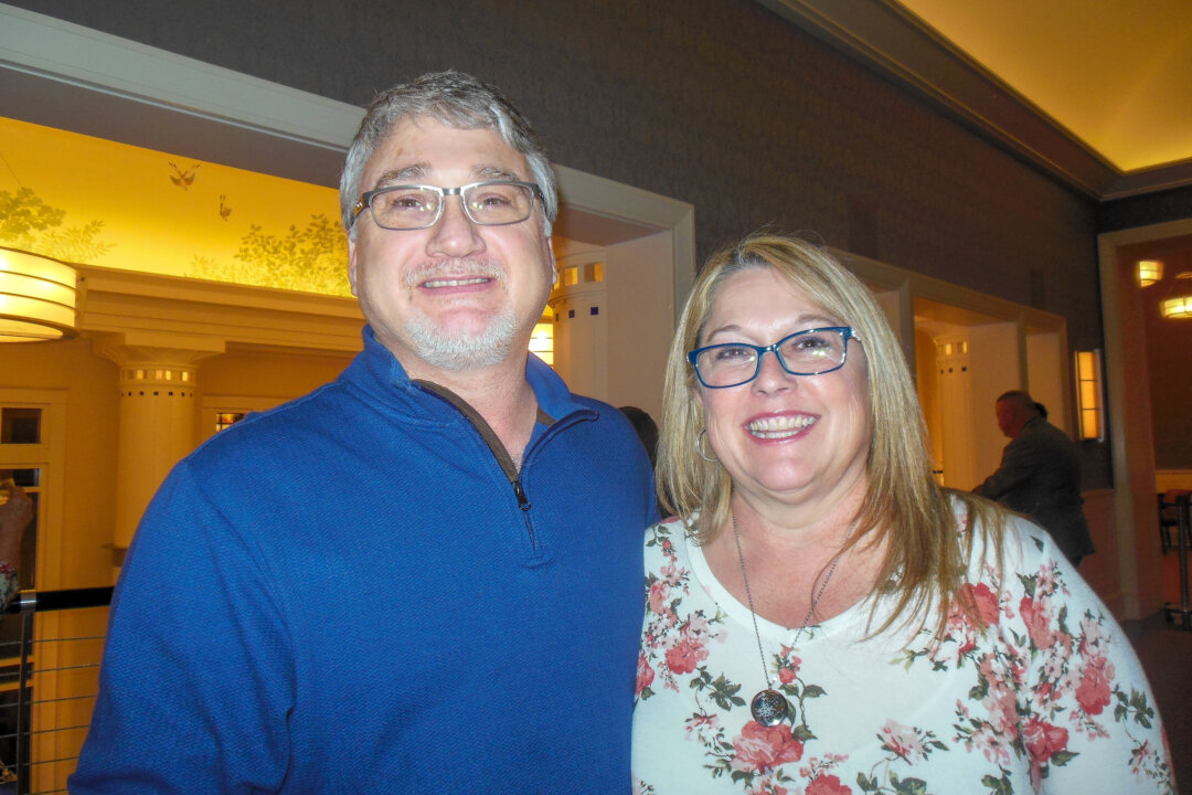 Mike Grogan and Connie Grogan enjoyed watching Shen Yun at the Bass Performance Hall in Fort Worth, Texas on Jan. 9, 2018. Connie Grogan enjoyed the gracefulness of the dancing, and added that the performance was completely different from what she had ever seen. (Sherry Dong/The Epoch Times) 