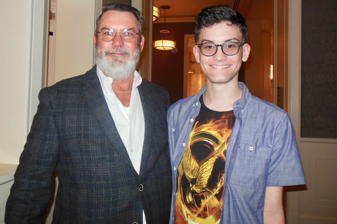 Dale Freeman and his son, Alan, enjoyed watching Shen Yun at the Bass Performance Hall in Fort Worth, Texas on Jan. 10, 2018. Alan Freeman resonated with the divinity shown in the performance. He said how there is an afterlife, explaining, "As long as you are a good person on the inside and help other people, there will be a place for you." (Sherry Dong/The Epoch Times) 