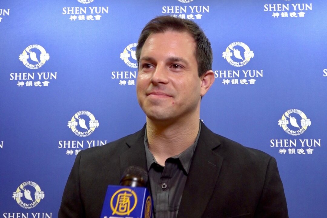 Marcus Swiat enjoyed watching Shen Yun at the Bass Performance Hall in Fort Worth, Texas on Jan. 10, 2018. (NTD Television)