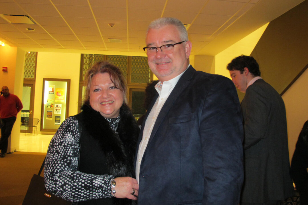 Rhonda and Donald McManus enjoyed a performance by Shen Yun Performing Arts at the Thalia Mara Hall, Jackson Missouri, on Jan. 11, 2018. (Mary Mann/The Epoch Times)