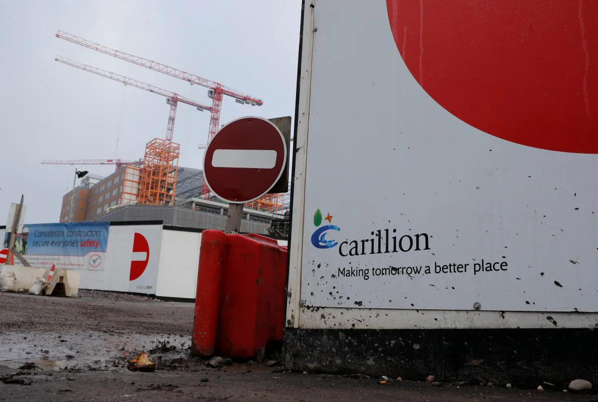 Carillion's Midland Metropolitan Hospital construction site in Smethwick, Britain Jan. 11, 2018. (Reuters/Darren Staples/File Photo)