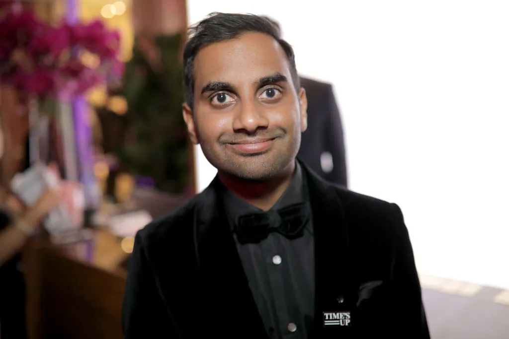 Actor/producer Aziz Ansari at the Official Viewing and After Party of The Golden Globe Awards hosted by The Hollywood Foreign Press Association on Jan. 7, 2018, in Beverly Hills, Calif.  (Greg Doherty/Getty Images)