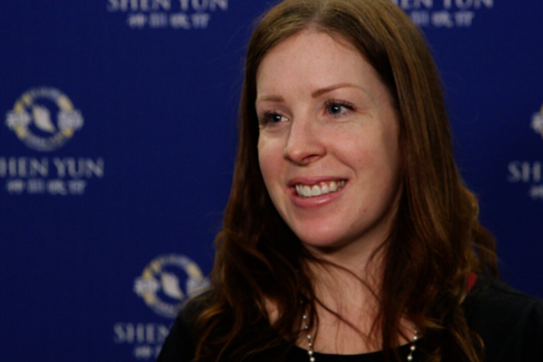 Gabrielle Lafrenière enjoyed the Shen Yun performance at the Grand Théâtre de Québec in Quebec City on Jan. 16, 2018. f(NTD Television)