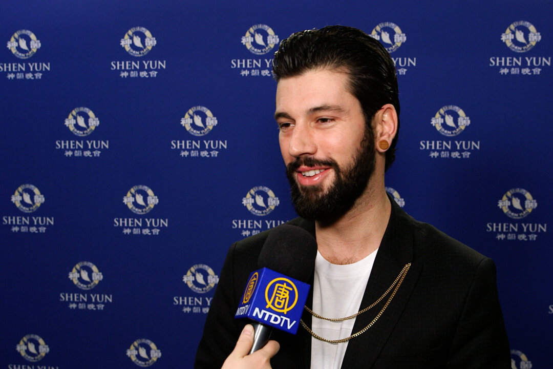 Alexandre Lortie enjoyed the Shen Yun performance at Grand Théâtre De Québec in Quebec City on Jan. 16, 2018. (NTD Television)