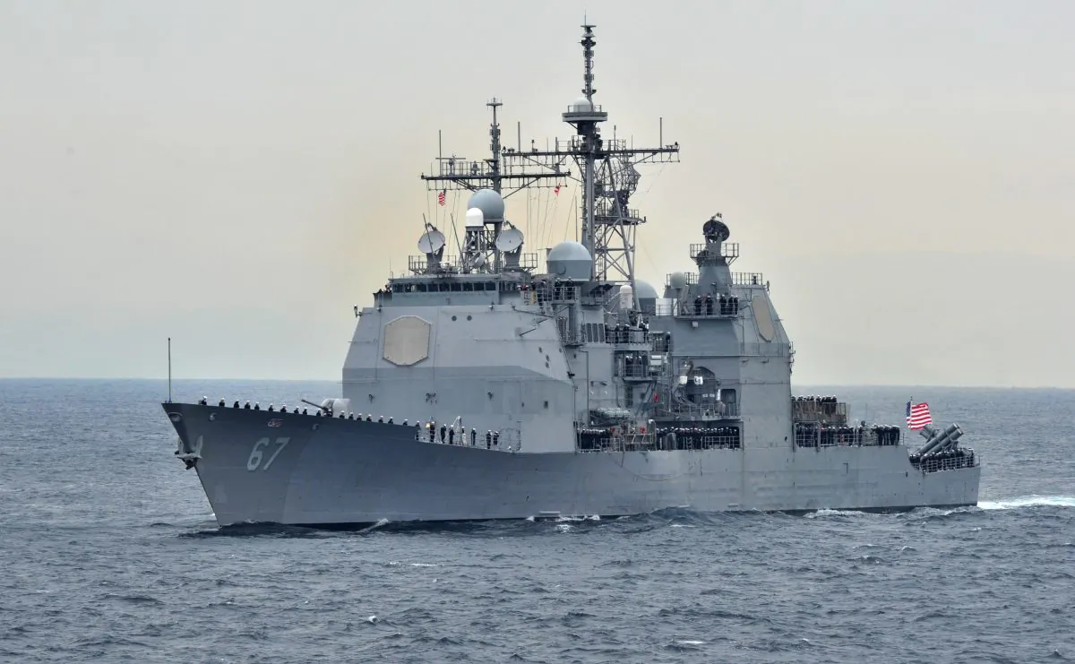 Ticonderoga-class cruiser USS Shiloh at Sagami Bay, Japan on Oct. 14, 2012.  (Kazuhiro Nogik/AFP/GettyImages)