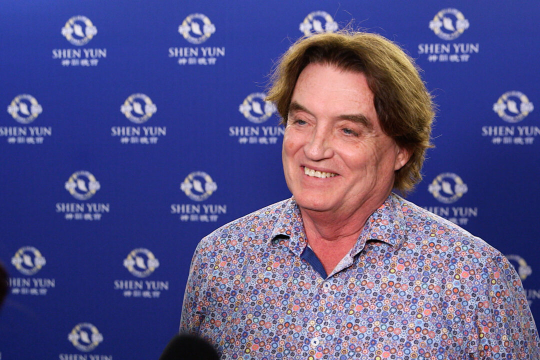 Jacques Martel enjoyed the Shen Yun performance at Grand Théâtre de Québec in Quebec City on Jan. 17, 2018. (Mathieu Cote Desjardins /The Epoch Times)