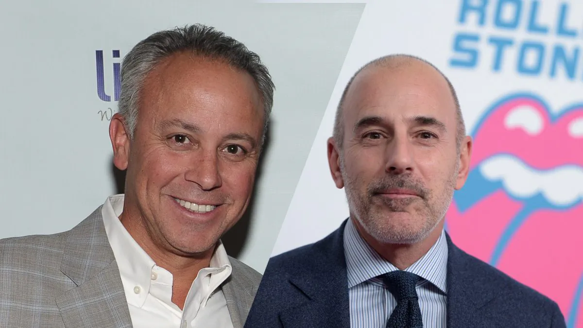 Former Today executive producer Don Nash and former Today anchor Matt Lauer. (Photo by Rommel Demano/Getty Images)(Photo by Jason Kempin/Getty Images for for The Rolling Stones)