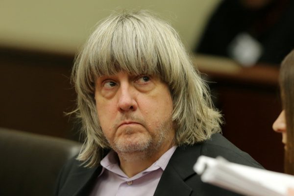 David Turpin appears in court for his arraignment in Riverside
