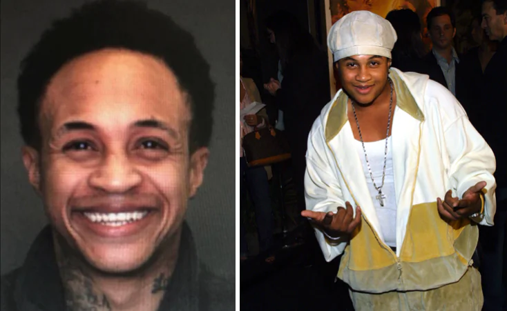 Ex-Disney star Orlando Brown was arrested on a range of charges, including battery, on Thursday, Jan. 18 in California. (Photos via Barstow Police Department and Getty Images)
