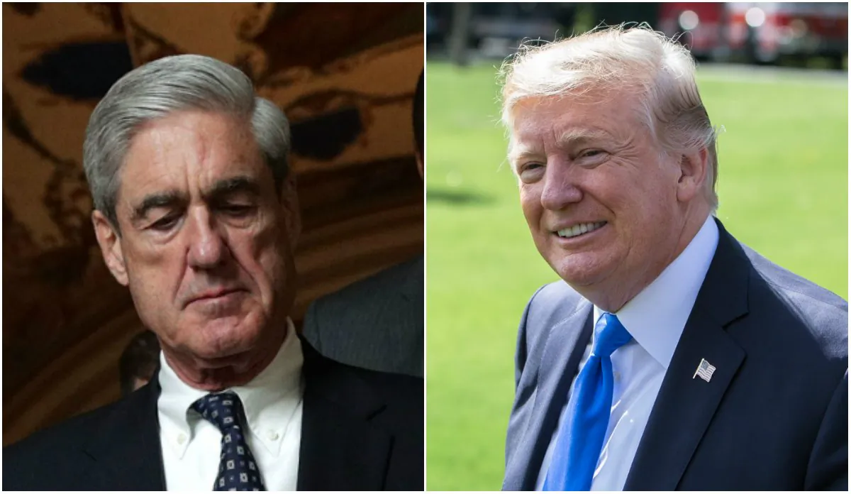 Special counsel Robert Mueller (Alex Wong/Getty Images); President Donald Trump (Samira Bouaou/The Epoch Times