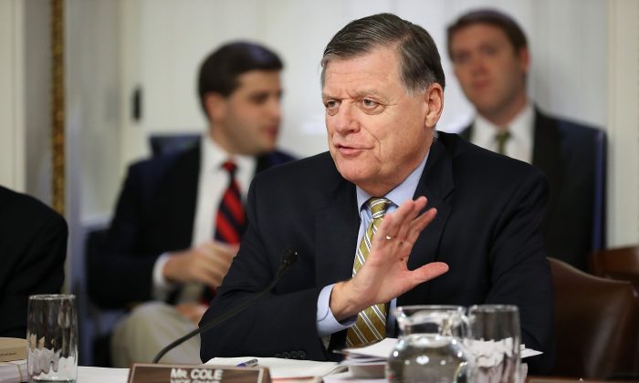 Rep. Tom Cole (R-Okla.) during a hearing in the U.S. Capitol in Washington, on Dec. 18, 2017. (Chip Somodevilla/Getty Images)