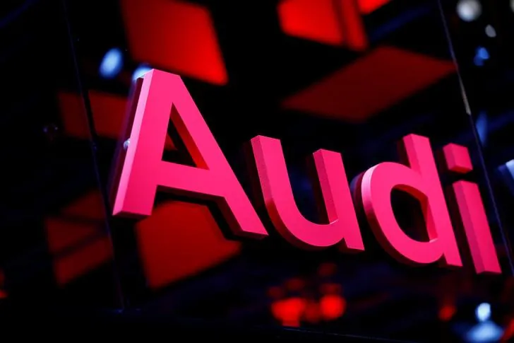An Audi logo is pictured at the Frankfurt Motor Show (IAA) in Frankfurt, Germany September 16, 2017. (Reuters/Ralph Orlowski)