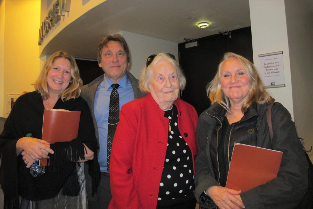 Caroline Davis (L), Bill Davis, Deborah Davis, and Robin Holland enjoyed the Shen Yun performance at the Tennessee Performing Arts Center in Nashville on Jan. 21, 2018. (Mary Mann/The Epoch Times)