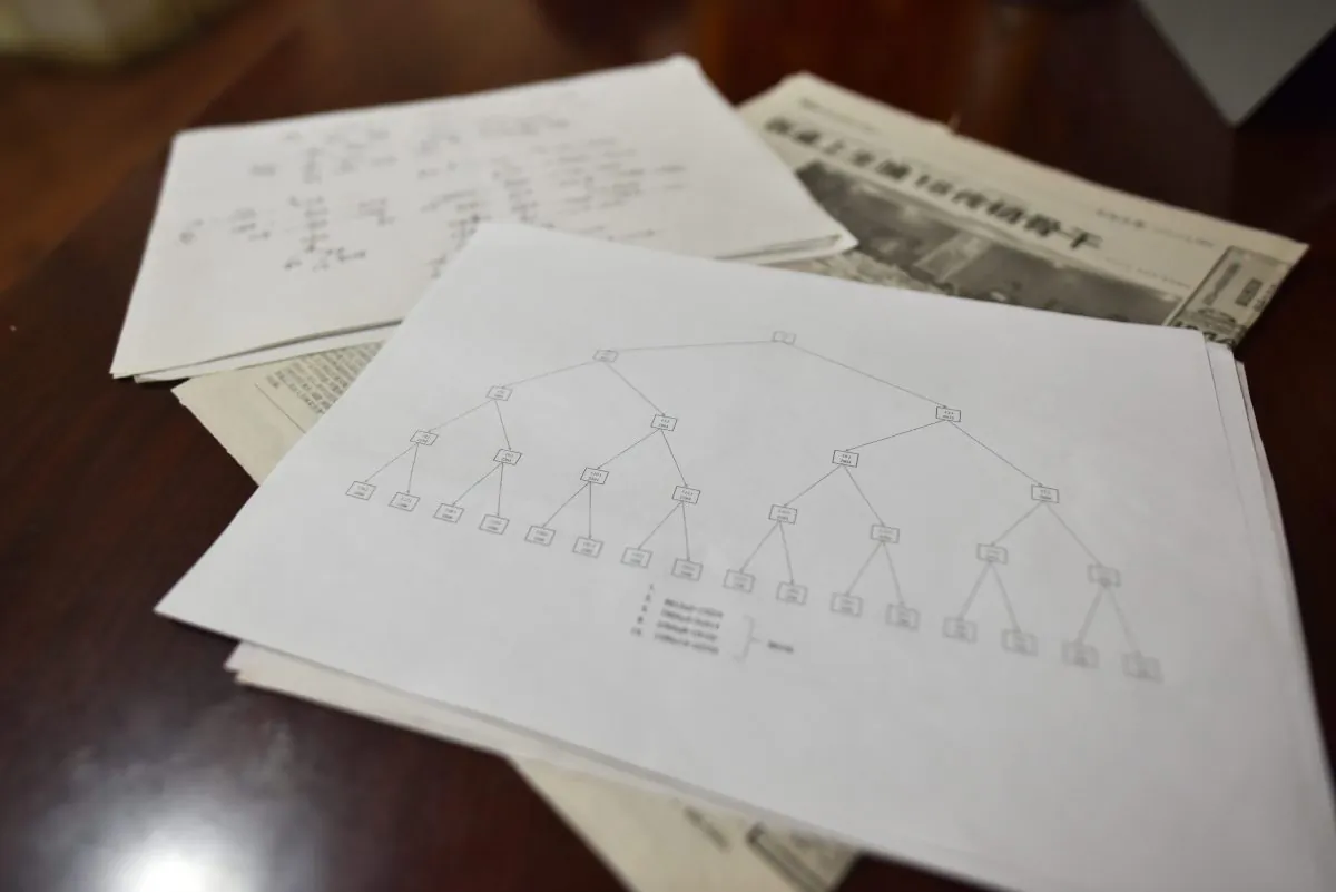 Promotional material for an illegal pyramid scheme at an office in Beijing during a police crackdown, taken on August 18, 2017. (Greg Baker/AFP/Getty Images)