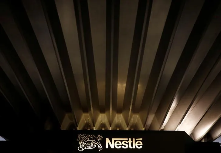 A Nestle logo is pictured on the company headquarters in Vevey, Switzerland, Oct. 20, 2016. (Reuters/Denis Balibouse)