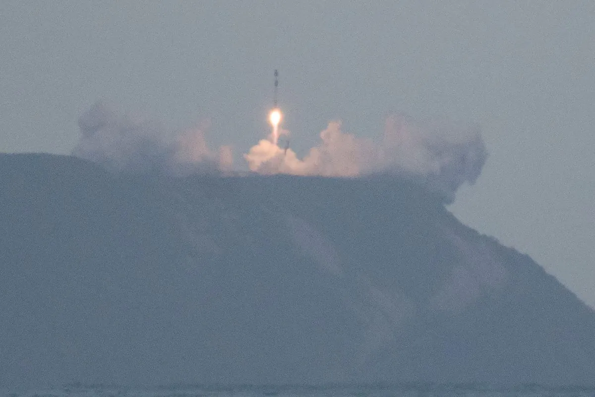 Rocket Lab's Electron rocket lifts off from its launch site in Mahia, on the east coast of New Zealand's North Island on May 25, 2017. (Marty Melville/AFP/Getty Images)