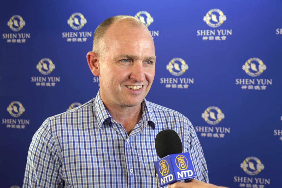 Andrew Eldridge enjoyed a matinee performance by Shen Yun Performing Arts at The Regal Theatre, Perth, on Jan. 27, 2018. (NTD Television)