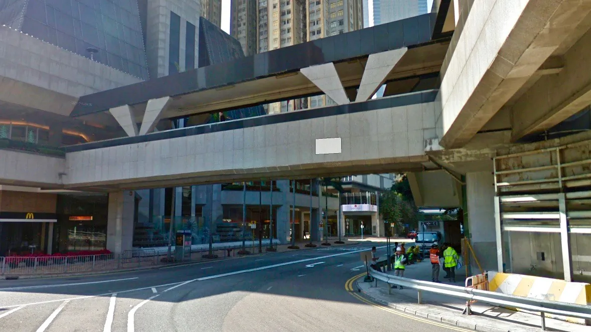 The location of a WW II-era bomb that was discovered in Hong Kong at Tonnochy Road and Harbour Road on Jan. 27, 2018. (Screenshot via Google Maps)