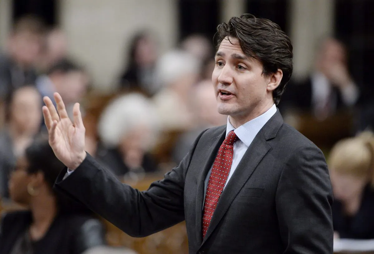 Prime Minister Justin Trudeau responds to a question in the House of Commons in Ottawa on Jan. 30, 2018. (The Canadian Press/Adrian Wyld)