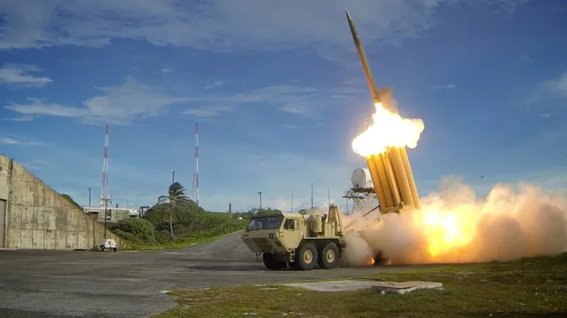 A Terminal High Altitude Area Defense (THAAD) interceptor is launched during a successful intercept test, in this undated handout photo provided by the U.S. Department of Defense, Missile Defense Agency. (U.S. Department of Defense, Missile Defense Agency/Handout via Reuters/File Photo)