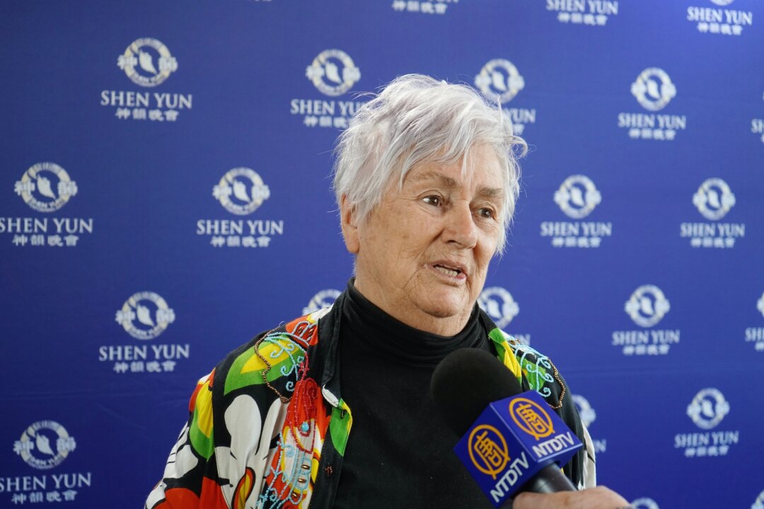 Mary Watson enjoyed a matinee performance by Shen Yun Performing Arts at the Canberra Theatre, on Feb. 1, 2018. (NTD Television)