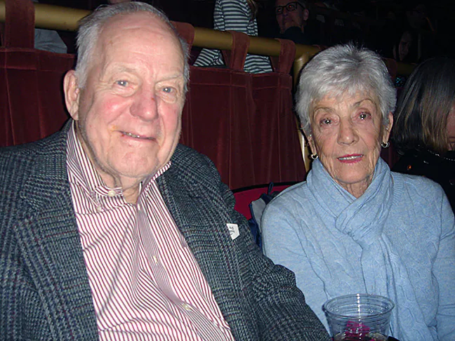 Bill and Mary Conway enjoyed the Shen Yun performance at the State Theatre in Cleveland, Oh. on Feb. 3, 2018. (Michael Huang/The Epoch Times)