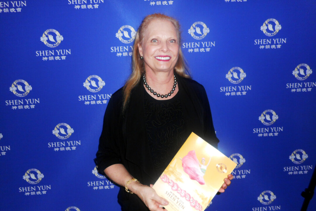 Helen Meyers attended Shen Yun’s afternoon performance at the Venice Performing Arts Center in Venice, Fla., on Feb. 4, 2018. (Edie Bassen/The Epoch Times)