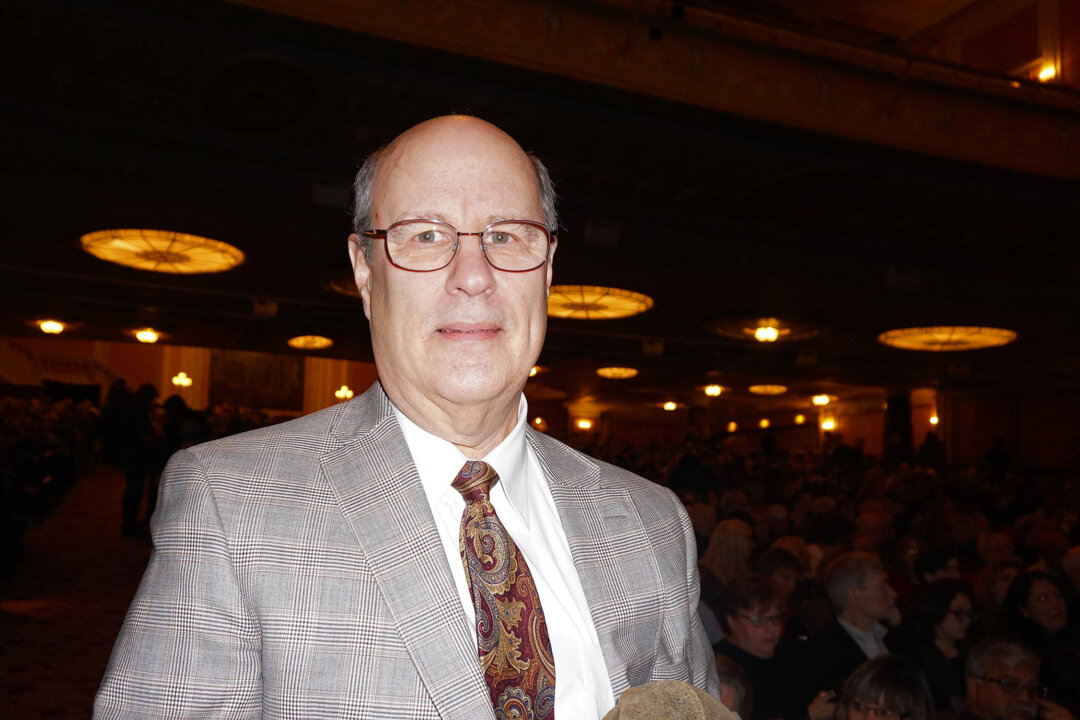 Leonard Ringenbach enjoyed the Shen Yun performance at the State Theatre in Cleveland, Oh. on Feb. 3, 2018. (Nancy Ma/The Epoch Times)