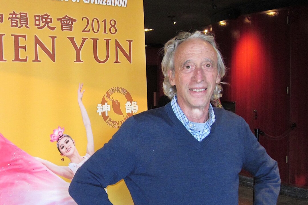 Filmmaker Alfred Lowenheim, owner of Lion's Den Media, enjoyed the matinee Shen Yun performance at the San Diego Civic Theater on Feb. 4, 2018. Lowenheim is currently working on an animated feature, based on children’s book "The Curious Garden." (Jane Yang/The Epoch Times)