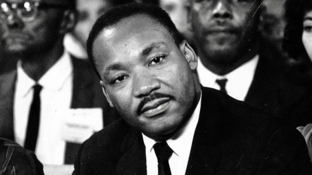 American clergyman and civil rights campaigner Martin Luther King (1929–1968) in September 1964.  Keystone/Getty Images