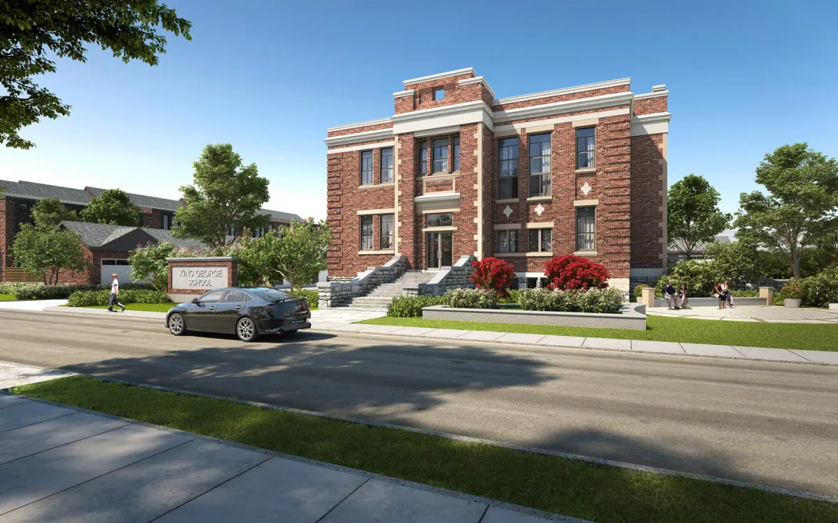 Rendering of the King George School lofts. (Courtesy of The Rose Corporation)