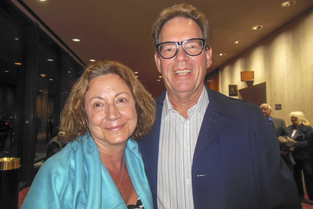 Brian Welch and his wife, Michelle, enjoyed watching Shen Yun at the Chrysler Hall, Norfolk, Virginia on Feb. 8, 2018. (Sherry Dong/The Epoch Times) 