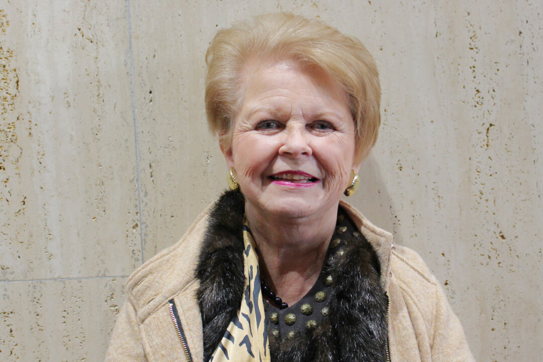 Cynthia Cashore enjoyed watching Shen Yun at the Chrysler Hall, Norfolk, Virginia on Feb. 8, 2018. (Emel Akan/The Epoch Times)