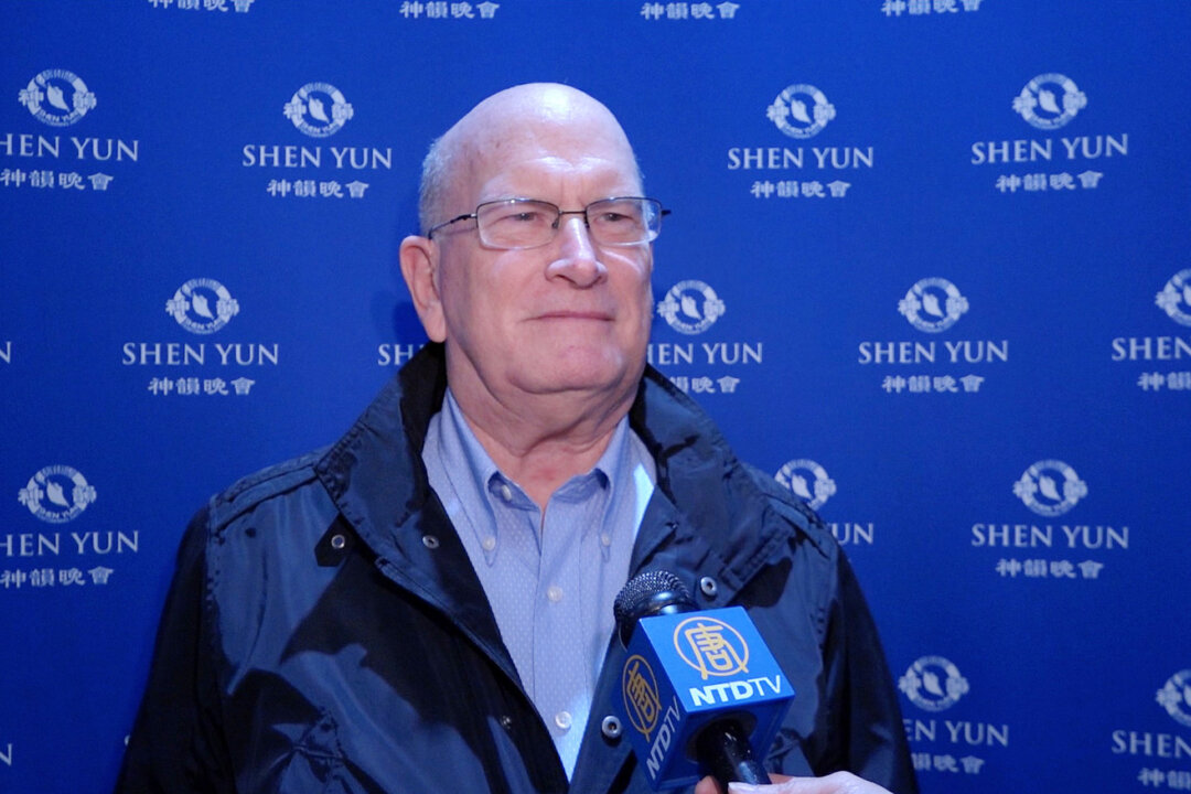 Tom Baise enjoyed watching Shen Yun at the Chrysler Hall, Norfolk, Virginia on Feb. 8, 2018. (NTD Television)