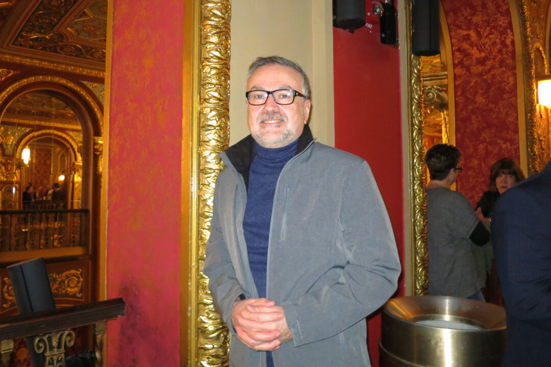 Daniel Troia enjoyed a performance by Shen Yun Performing Arts at the Providence Performing Arts Center, in Providence, Rhode Island, on Feb. 11, 2018. (Sally Sun/The Epoch Times)