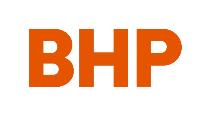 Australian mining company BHP's new corporate logo, released to Reuters from their Melbourne, Australia, headquarters May 15, 2017.
 (BHP/Handout via Reuters)