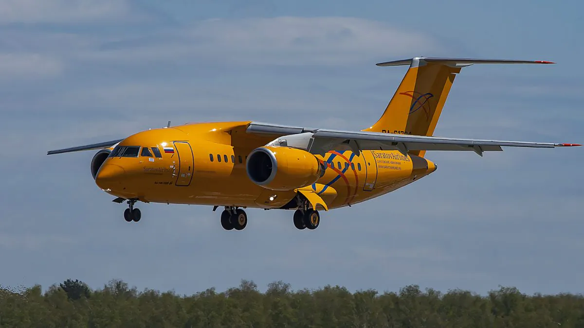 Saratov Airlines Flight 703, serial number RA-61704, crashed 50 miles south of Moscow on Feb. 11, 2018, killing all 71 aboard. (es.wikipedia.org)