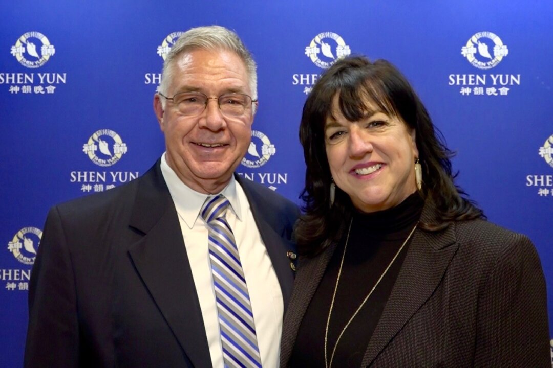 Karl Mooney and his wife enjoyed watching Shen Yun at the Rudder Auditorium, in College Station, Texas, on Feb. 13, 2018. (NTD Television)