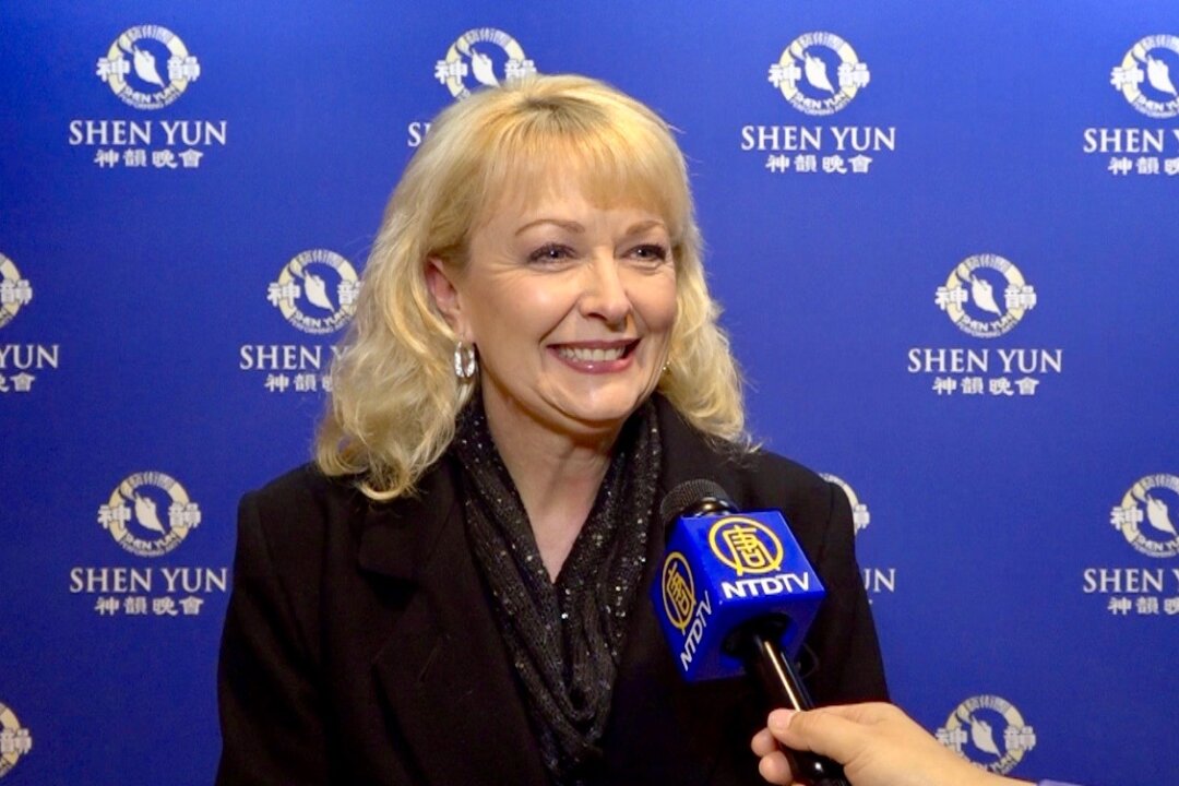 Carol Worley enjoyed watching Shen Yun at the Rudder Auditorium, in College Station, Texas, on Feb. 13, 2018. (NTD Television)