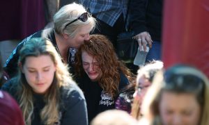 Chaos at Florida School Shooting