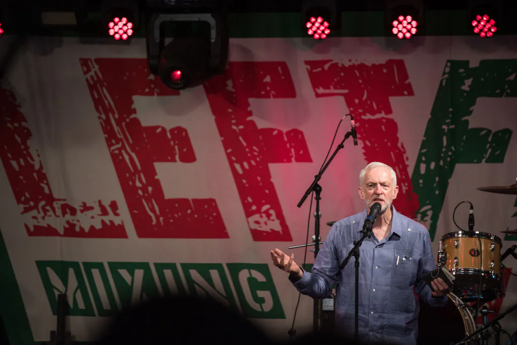 Labour Party leader Jeremy Corbyn in Glastonbury, England, on June 24, 2017. (Chris J Ratcliffe/Getty Images)