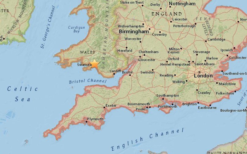 Small Earthquake Hits Britain, Strongest for 10 Years