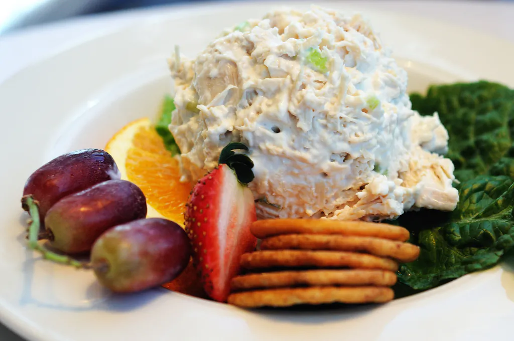 A file photo of chicken salad. ("Velma's Chicken Salad" by Ralph Daily/Flickr [CC BY 2.0 (ept.ms/2haHp2Y)])