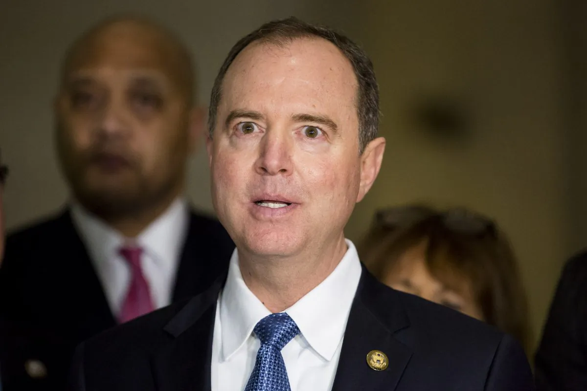 Rep. Adam Schiff (D-Calif.) on Capitol Hill in Washington on Jan. 29, 2018. (Samira Bouaou/The Epoch Times)