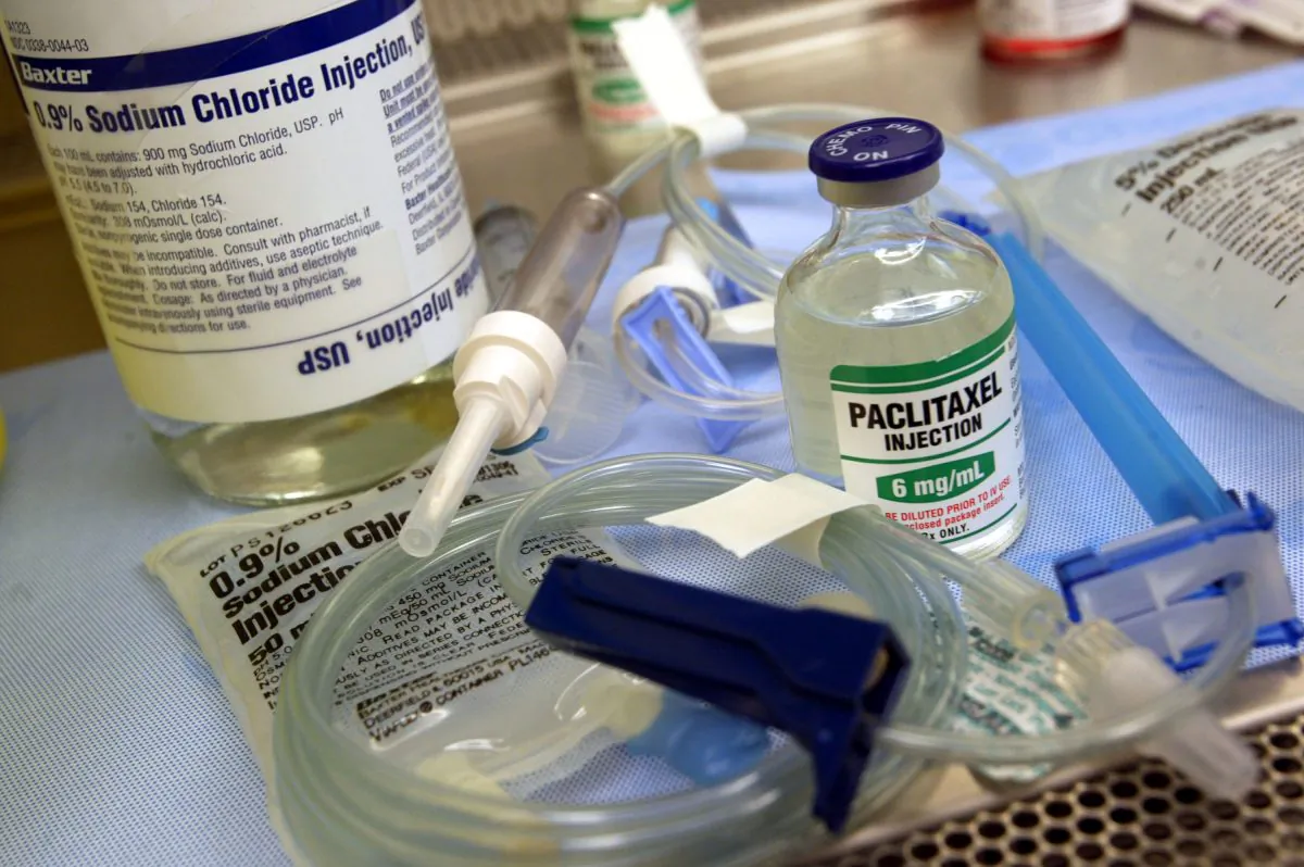 Chemotherapy drugs are shown in a 2003 file photo. (Chris Hondros/Getty Images)