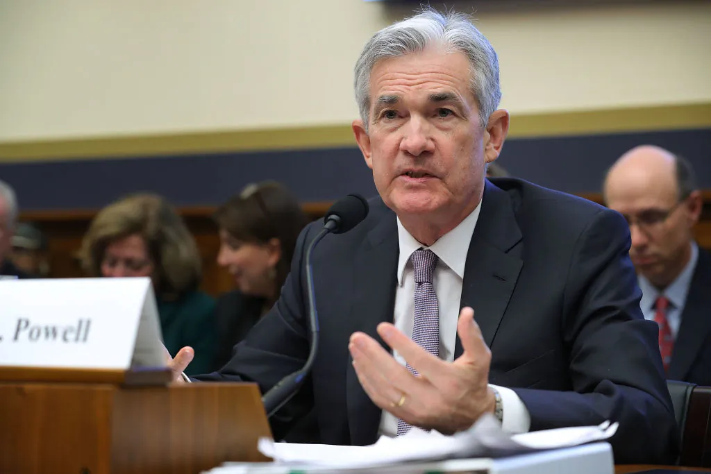 Federal Reserve Board Chairman Jerome Powell testifies before the House Financial Services Committee in the Rayburn House Office Building on Capitol Hill in Washington, DC, Feb. 27, 2018. (Chip Somodevilla/Getty Images)