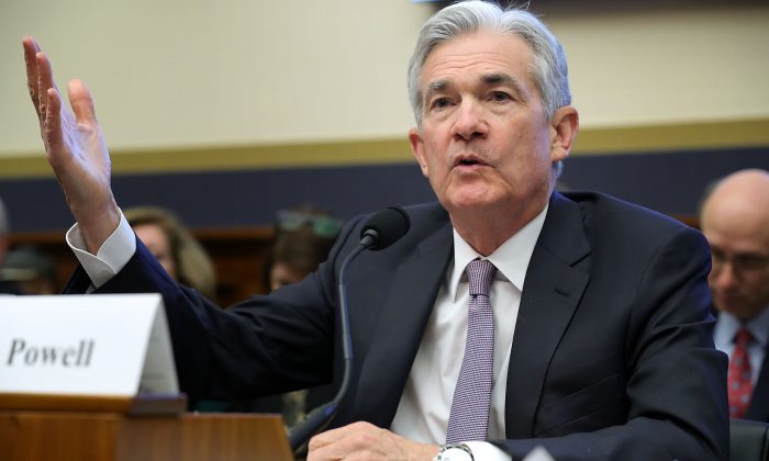 Federal Reserve Board chairman Jerome Powell testifies before the House Financial Services Committee on Capitol Hill Feb. 27 in Washington, D.C. (Chip Somodevilla/Getty Images)