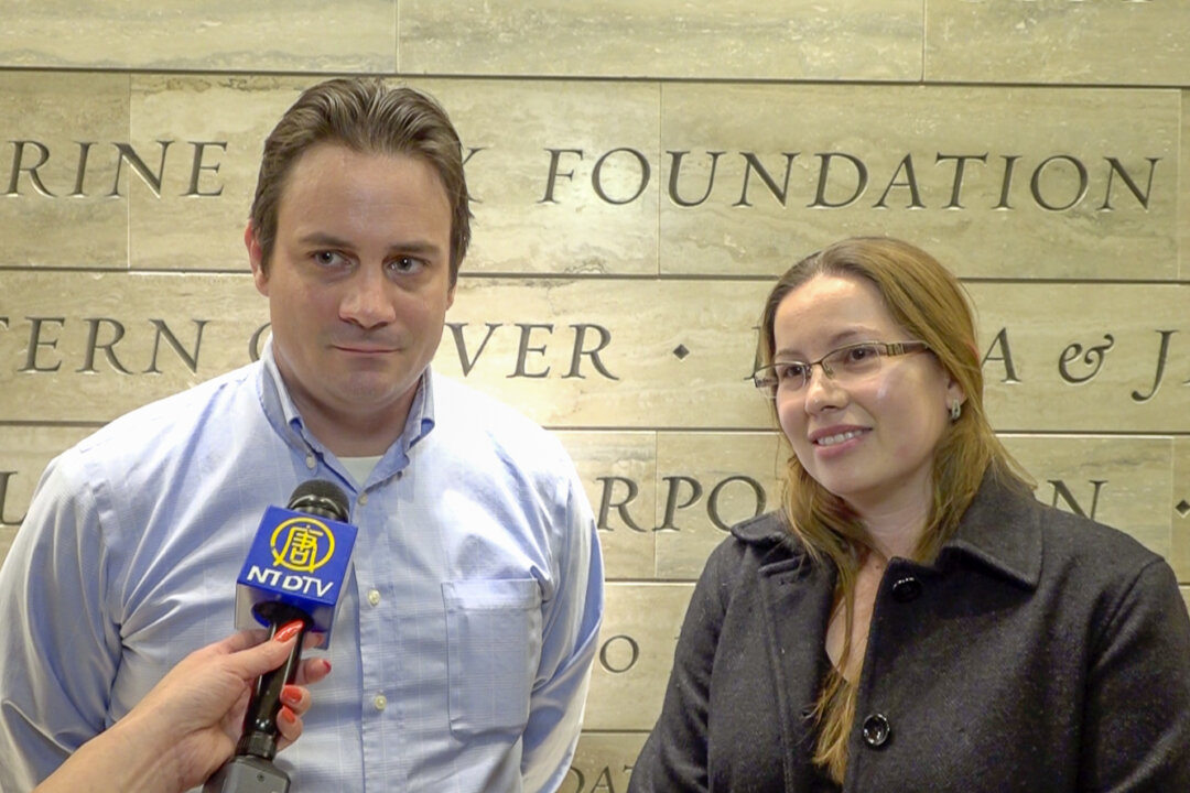 Karl and Elliana Wiesner enjoyed watching Shen Yun at the Wagner Noël Performing Arts Center, in Midland, Texas, on Feb. 28, 2018. (NTD Television) 